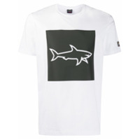 Paul & Shark Camiseta com estampa de tubarão - Branco