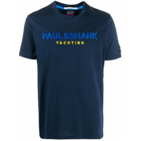 Paul & Shark Camiseta com logo bordado - Azul
