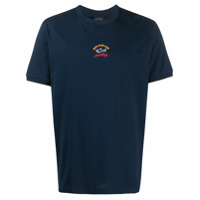 Paul & Shark Camiseta decote careca com estampa de logo - Azul