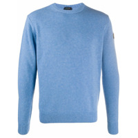 Paul & Shark Suéter de tricô com acabamento canelado - Azul