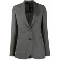 Paul Smith Blazer xadrez com abotoamento simples - Cinza