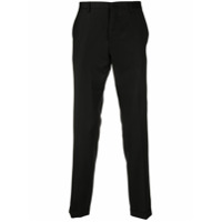 Paul Smith Calça de alfaiataria de tricô com detalhe de pregas - Preto