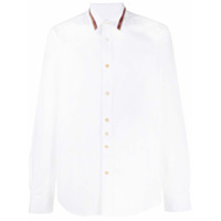 Paul Smith Camisa com colarinho listrado - Branco