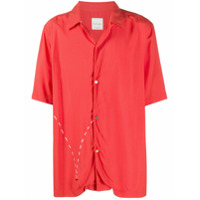 Paul Smith Camisa com estampa de palmeira - Vermelho