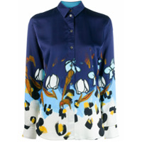 Paul Smith Camisa com estampa floral - Azul