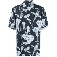Paul Smith Camisa de alfaiataria com estampa floral - Azul