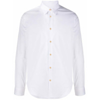 Paul Smith Camisa lisa com mangas longas - Branco
