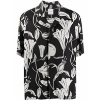 Paul Smith Camisa mangas curtas com estampa floral - Preto