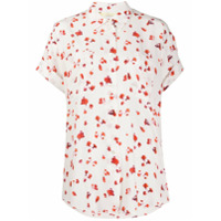 Paul Smith Camisa mangas curtas de seda com estampa floral - Branco