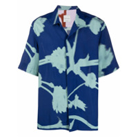 Paul Smith Camisa mangas curtas floral - Azul