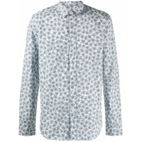 Paul Smith Camisa mangas longas com estampa floral abstrata - Branco