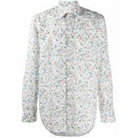 Paul Smith Camisa mangas longas com estampa floral - Branco