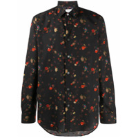 Paul Smith Camisa mangas longas com estampa floral - Preto