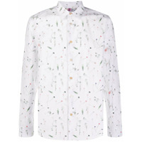 Paul Smith Camisa mangas longas floral - Branco