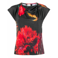 Paul Smith Camiseta com estampa floral - Preto