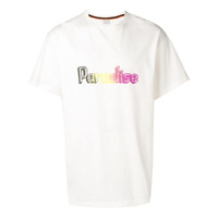 Paul Smith Camiseta com estampa Paradise - Branco