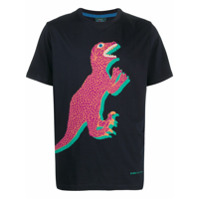 Paul Smith Camiseta decote careca com estampa de dinossauro - Preto