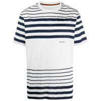 Paul Smith Camiseta oversized com listras - Branco