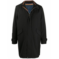 Paul Smith Casaco impermeável com abotoamento simples - Preto