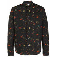 Paul Smith floral-print long-sleeved shirt - Preto