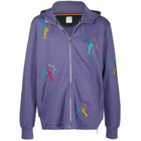 Paul Smith Moletom com capuz e estampa de logo - Azul