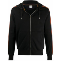 Paul Smith Moletom com capuz e listras nas mangas - Preto