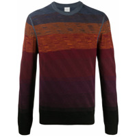 Paul Smith Suéter color block de tricô - Vermelho