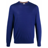 Paul Smith Suéter decote careca com logo - Azul