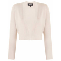 Paule Ka Cardigan cropped com abertura frontal - Neutro