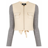 Paule Ka Jaqueta matelassÃª cropped - Neutro