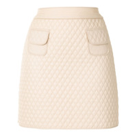 Paule Ka Minissaia matelassÃª com estampa de losangos - Neutro