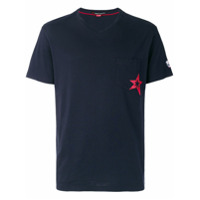 Perfect Moment Camiseta com estrela no bolso - Azul