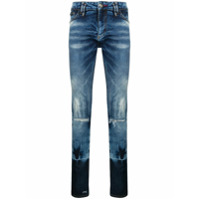 Philipp Plein Calça jeans slim PP1978 - Azul