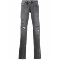 Philipp Plein Calça jeans Straight Cut Original - Cinza