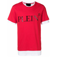 Philipp Plein Camiseta com estampa de logo - Vermelho