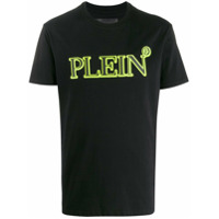 Philipp Plein Camiseta mangas curtas com logo - Preto