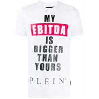 Philipp Plein Camiseta Statement com estampa gráfica - Branco