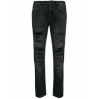 Philipp Plein Flora distressed jeans - Cinza