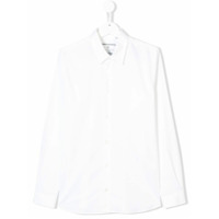 Philipp Plein Junior Camisa mangas longas slim - Branco