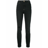 Philipp Plein stud embellished skinny jeans - Preto