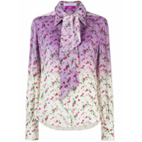 Philosophy Di Lorenzo Serafini Blusa degradÃª com estampa floral - Roxo