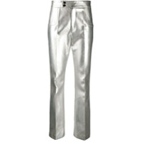 Philosophy Di Lorenzo Serafini Calça flare - Prateado