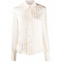 Philosophy Di Lorenzo Serafini Camisa com pregas e babados frontais - Neutro