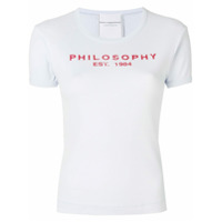 Philosophy Di Lorenzo Serafini Camiseta com logo - Azul