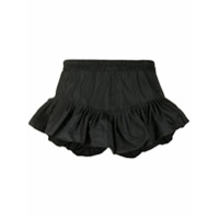 Philosophy Di Lorenzo Serafini Short com cós elástico e babados - Preto