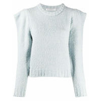 Philosophy Di Lorenzo Serafini Suéter de lã com ombros estruturados - Azul