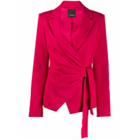 Pinko Blazer com amarração lateral - Vermelho