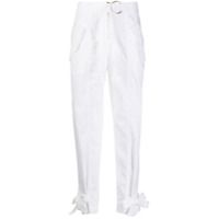 Pinko Calça com amarração na barra - Branco