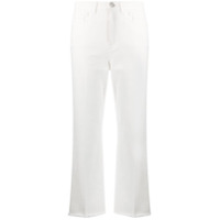Pinko Calça jeans pantacourt cintura média - Branco