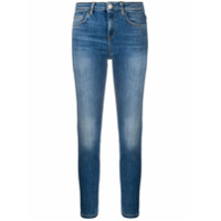 Pinko Calça jeans skinny com efeito desbotado - Azul